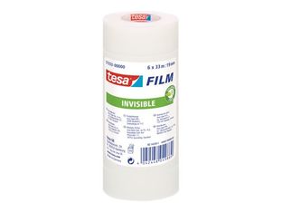 Tesa - 6 rouleaux de Ruban adhésif invisible - 19 mm x 33 m