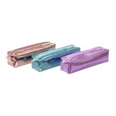 Trousse rectangulaire Silver - 1 compartiment - 5 coloris disponibles - Viquel