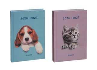 Agenda Amici - 1 jour par page - 11,5 x 16,9 cm - 2 modèles disponible - Brepols