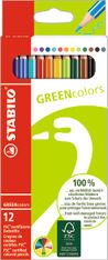 STABILO GREENcolors - 12 crayons de couleur