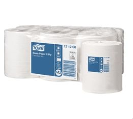 Tork - 6 Bobines d'essuyage à dévidage central - 6x450 feuilles