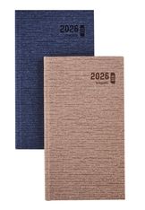 Agenda de poche Ecorama Kazar - 1 semaine sur 2 pages - 9 x 16 cm - disponible dans différentes couleurs - Brepols