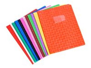 Calligraphe - Protège cahier sans rabat - A4 (21x29,7 cm) - grain losange - noir