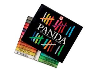 Talens Panda - 24 crayons de cire - couleurs assorties