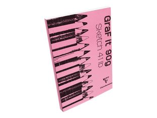 Clairefontaine Graf It - Bloc dessin - 80 feuilles - A3 - 90 gr - blanc