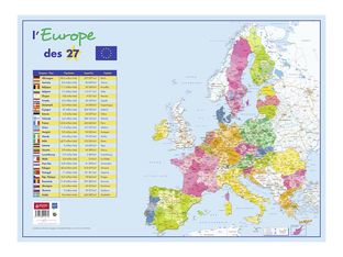 Bouchut - Sous-main Europe politique - 40,5 x 55 cm