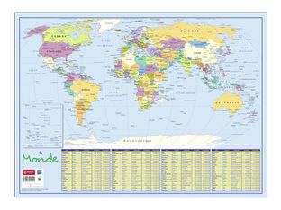 Bouchut - Sous-main Monde politique - 40,5 x 55 cm