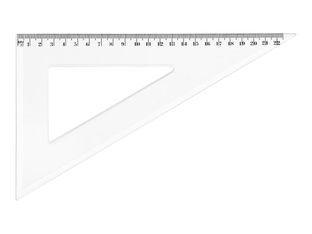 Wonday - Équerre plastique 21 cm - 30°/60°