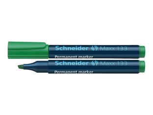 Schneider max 133 verde marcador permanente