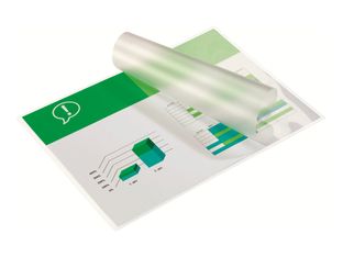 GBC Document Laminating Pouch - pack de 100 - brillant - 216 x 303 mm - pochettes plastifiées
