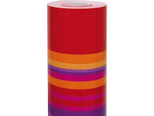 Clairefontaine Alliance - Papier cadeau - 70 cm x 50 m - 60 g/m² - rayures or/rose/rouge