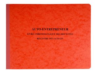 Exacompta - Registre des recettes/achats pour auto-entrepreneurs - 24 x 32 cm