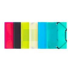 Viquel Propyglass - Chemise polypro à rabats - 12 x 16 cm - disponible dans différentes couleurs