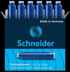 Schneider - 6 Cartouches d'encre - bleu