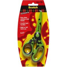 Tijera escolar ambidiestro con cuchilla acero inoxidable 16.5cm