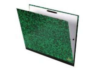 CANSON studio - Carton à dessin - 2 élastiques - 320 x 450 mm - noir, vert