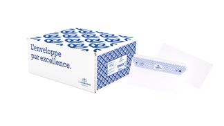 La Couronne - 500 Enveloppes DL 110 x 220 mm - 90 gr - sans fenêtre - blanc - bande auto-adhésive - Ouverture facile