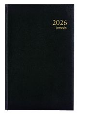 Agenda Lima Minister - 1 jour par page - 14,8 x 21 cm - noir - Brepols