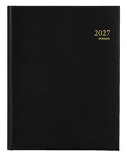 Agenda Lima Timing - 1 semaine sur 2 pages - 17 x 22 cm - noir - Brepols