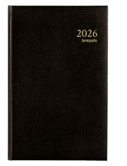 Agenda Lima Saturnus - 1 jour par page - 13,5 x 21 cm - noir - Brepols