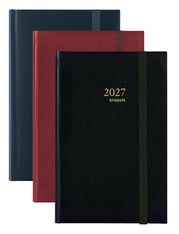 Agenda Lima Chantier avec crayon - 1 jour par page - 8,5 x 14,5 cm - disponible dans différentes couleurs - Brepols