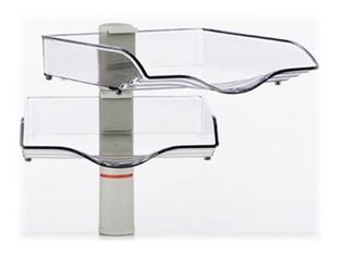 Novus CopySwinger II - 2 Bacs à courrier avec dispositif de fixation sur bureau - orientables