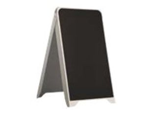 INOVSHOP - Chevalet de sol Clipframe ardoise - 50 x 88 cm - double face