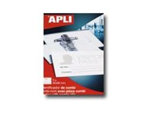 Apli Agipa - 5 Portes-badge de nom extensible - pour 90 x 56 mm - combi-clip