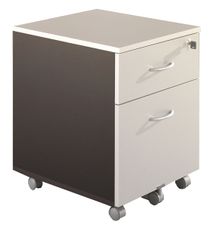 Caisson mobile WINCH 2 tiroirs dont 1 pour dossiers suspendus - Anthracite