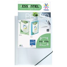 Viquel - Chemise personnalisable à rabats - A4 - blanc