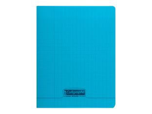 Calligraphe 8000 - Cahier polypro 17 x 22 cm - 96 pages - grands carreaux (Seyes) - bleu
