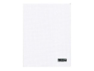 Calligraphe 8000 - Cahier polypro 24 x 32 cm - 96 pages - petits carreaux (5x5 mm) - transparent