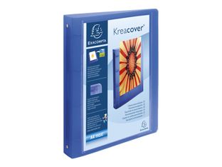 Exacompta Kreacover Chromaline - Classeur à anneaux personnalisable - Dos 40 mm - A4 Maxi - pour 225 feuilles - disponible dans différentes couleurs