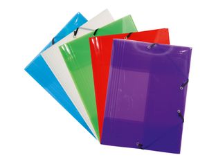 Exacompta Crystal - Chemise polypro à rabats - A4 - disponible dans différentes couleurs