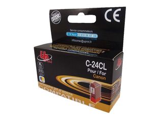 Cartouche compatible Canon BCI-24 - cyan, magenta, jaune - Uprint