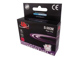 Cartouche compatible Brother LC1100/LC980 - magenta - Uprint