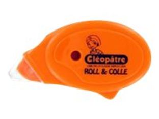 Cléopâtre Roll&Colle - Rouleau de colle double face - 8 mm x 10 m