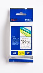 Brother TZe141 - Ruban d'étiquettes auto-adhésives - 1 rouleau (18 mm x 8 m) - fond transparent écriture noire 