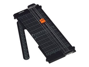 Fiskars 5454 - Rogneuse / coupeuse A4 en titane 100% recyclé - coupe 10 feuilles