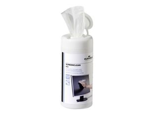 Durable Screenclean Box - boite de 100 lingettes imprégnées