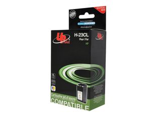 Cartouche remanufacturée HP 23 - cyan, magenta, jaune - Uprint