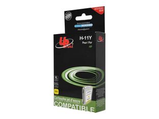 Cartouche remanufacturée HP 11 - jaune - Uprint