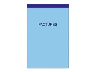 ELVE - Bloc de Factures - 50 dupli - 10 x 15,5 cm