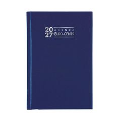 Agenda de bureau Carré ordinaire - Euros et Cents - 1 jour par page - 13,5 x 21 cm - disponible dans différentes couleurs - Exacompta