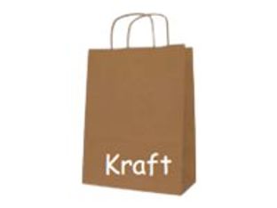 Apli Agipa - 50 Sacs kraft cadeau - 24 cm x 11 cm x 31 cm - brun 