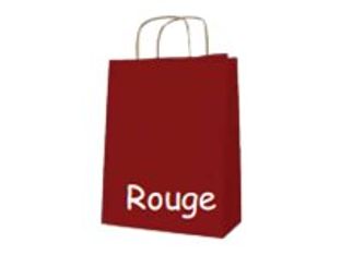 Apli Agipa - 50 Sacs kraft cadeau - 35 cm x 16 cm x 40 cm - rouge 