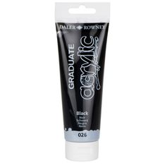 Daler-Rowney Graduate - Peinture acrylique - 120 ml - noir