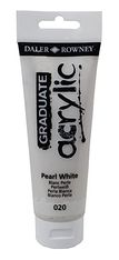 Daler-Rowney Graduate - Peinture acrylique - 120 ml - blanc nacré