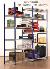 Paperflow Rang'Eco - Rack à étagère double accès - élément de départ 5 niveaux - 100 x 200 x 68 cm