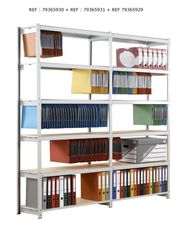 Paperflow Rang'Eco - Rack à étagère pour dossiers suspendus - élément suivant 6 niveaux - 125 x 195 x 37 cm